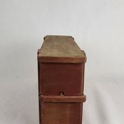 Wooden storage box for cards from the 20s and 30s