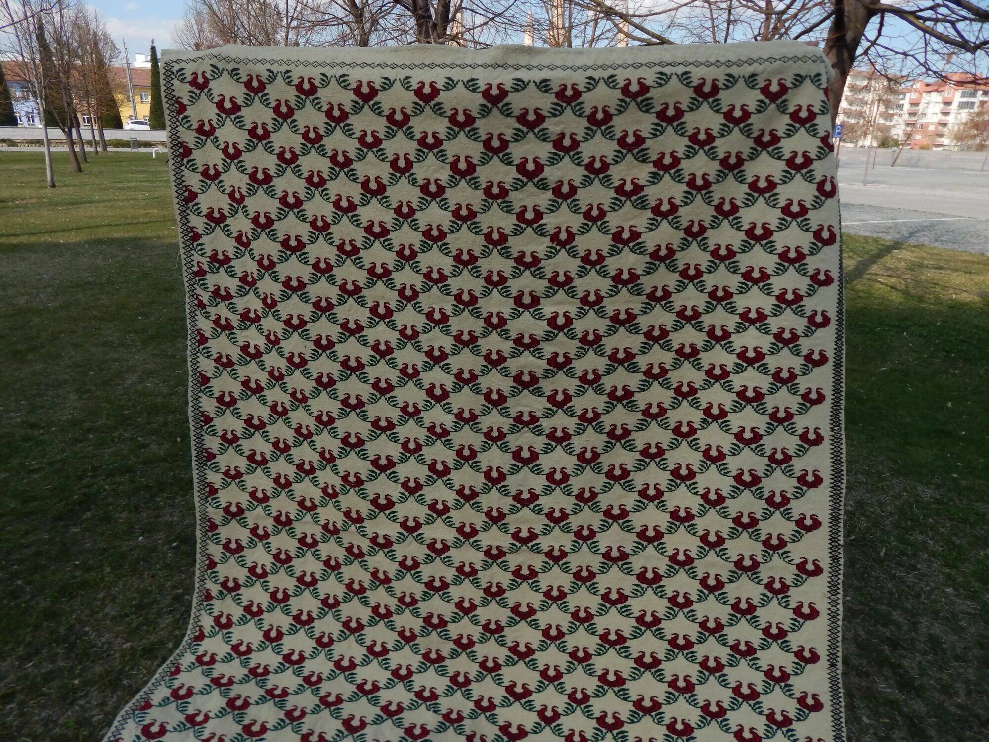 Kilim turc vintage tissé main 179x245 cm