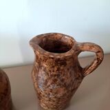 Pair of handcrafted terracotta pitchers – 3 kg each