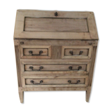 Pickled oak desk