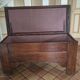 Large chest trunk solid oak 150 cm