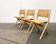 Vintage Italian folding chairs by Ilmari Tapiovaara for Olivo Italy, set of 3.