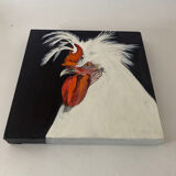 Coq - contemporary oil painting on canvas