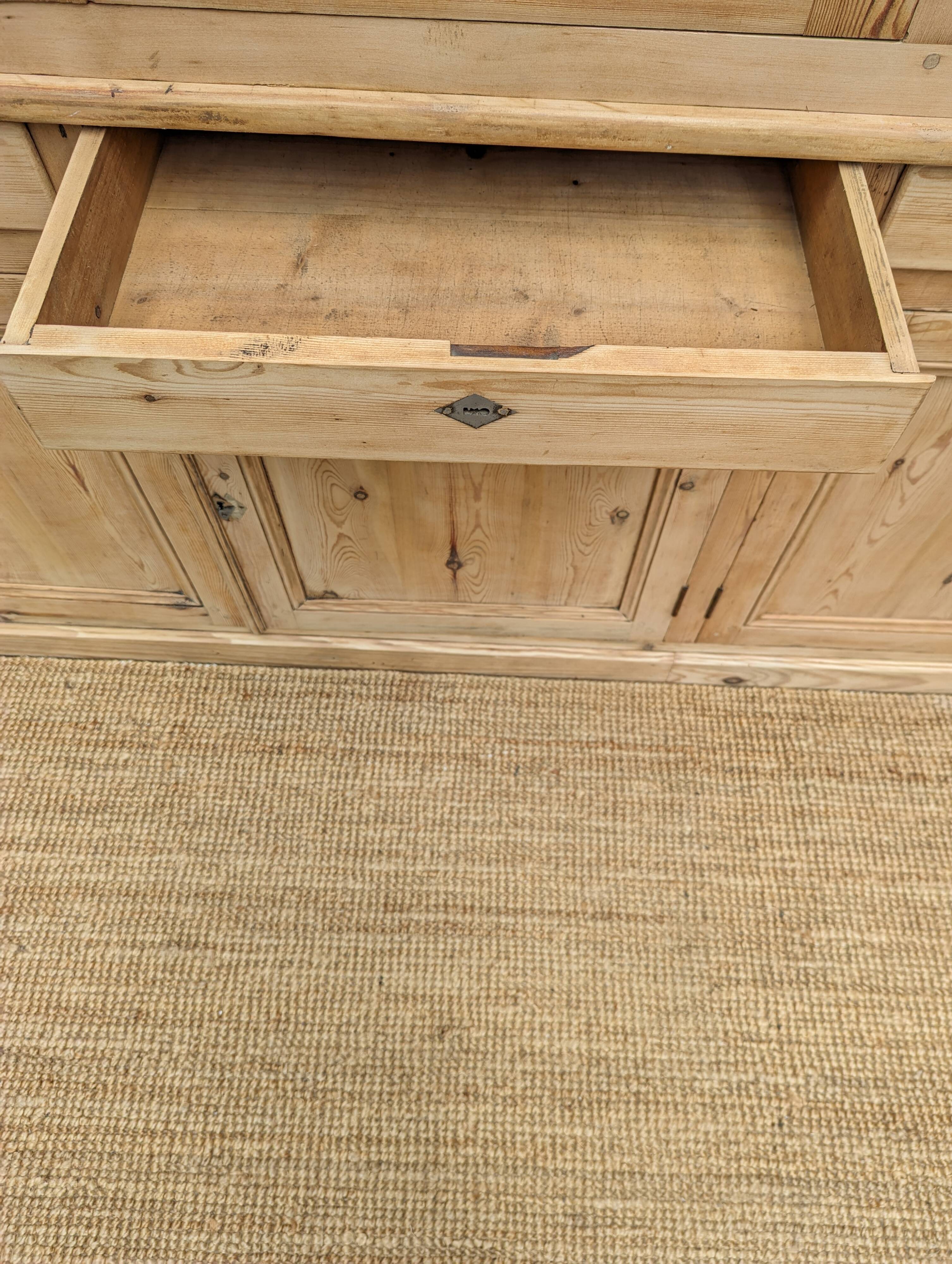 Old glazed furniture