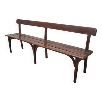 Antique French Wooden Hall Bench, from around 1900