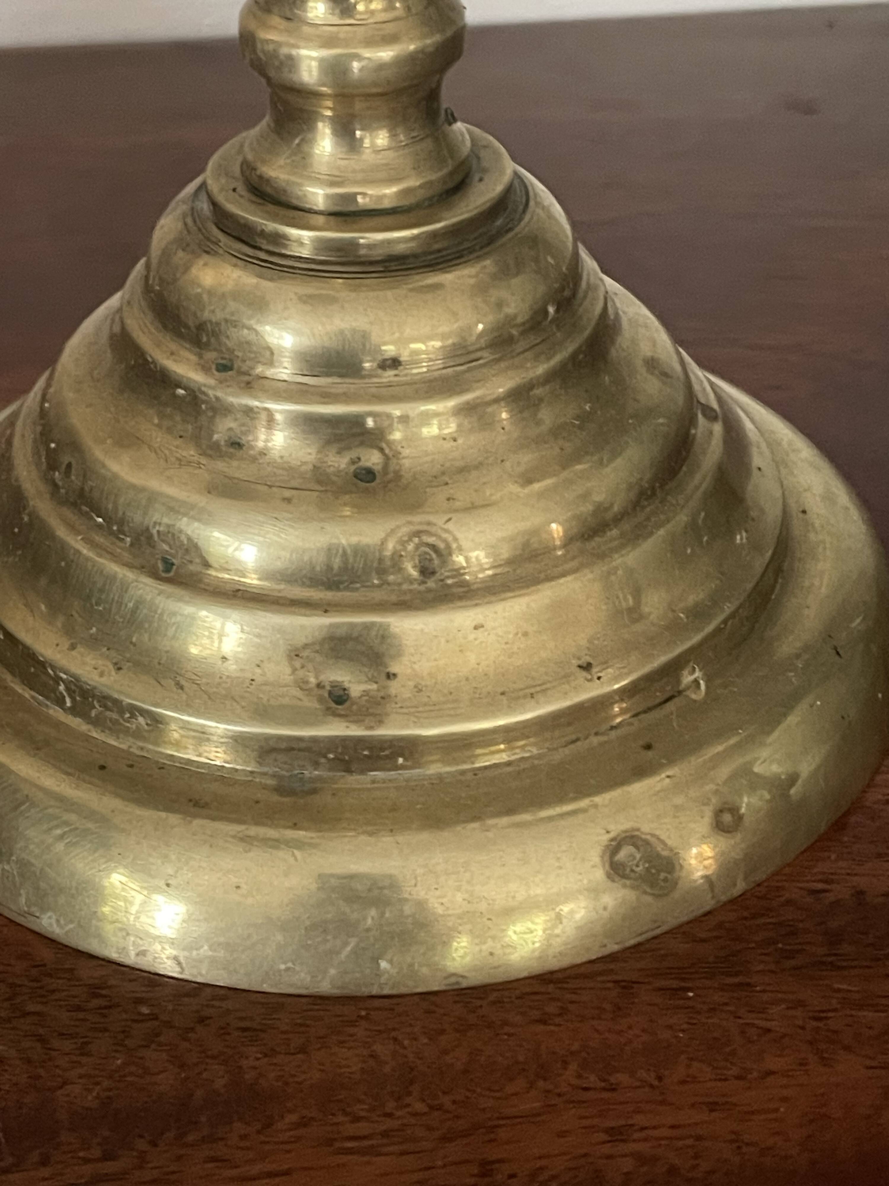 Brass candlestick 46cm