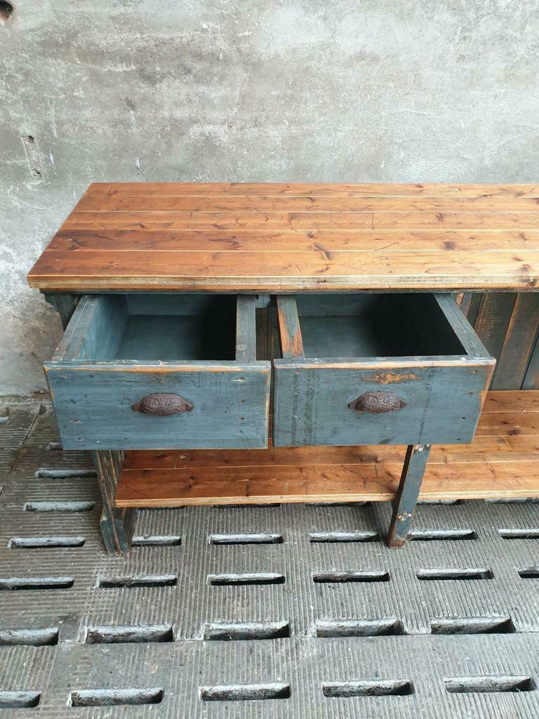 Antique shop counter