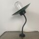 Old industrial gooseneck stem lamp