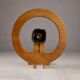 Wall lamp in oak and ceramic Guillerme and Chambron