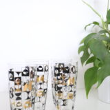Set of 4 long drink glasses MBL, 60s