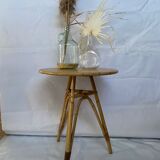 Table rattan and formica