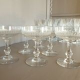 Old champagne glasses