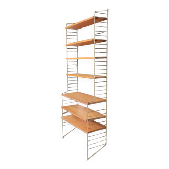 Large Nisse Strinning String Shelf Scandinavian design 1950s/1960s