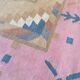 Kilim carpet pastel colors 125x187cm