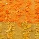5x7 Yellow & Orange Moroccan Wool Kilim Rug, 146x210Cm