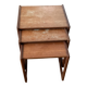 Set of 3 Scandinavian nesting tables from the 60s