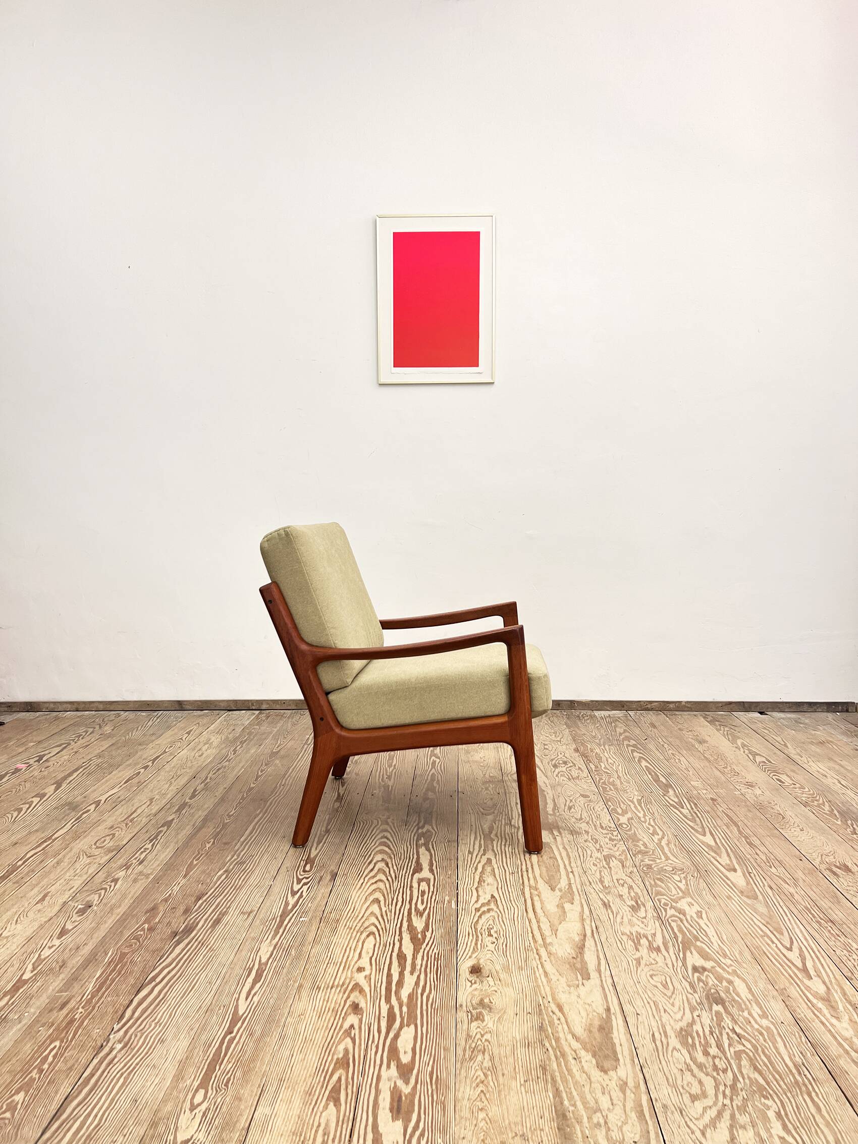 Mid Century Lounge Chair by Ole Wanscher for France & Son, Senator Series, Danish Design