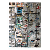 Lithograph Rue Commerisante by Nathalie Charbrier (artist’s proof)