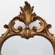 Florentine Style Giltwood Mirror with Acanthus Crest, Italy, 20th Century