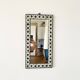 Ceramic and wrought iron mirror 1950