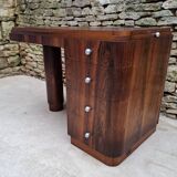 Art Deco Desk in Macassar Ebony