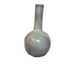 Glazed stoneware single-flower vase signed Jean Dubost, vintage Fr