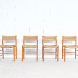 4 chairs Dordogne 60's Robert Sentou