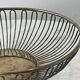 Elegant vintage design silver-plated wire planter