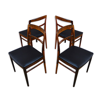 Scandinavian chairs in Rio palissandre lb Kofod Larsen 1960