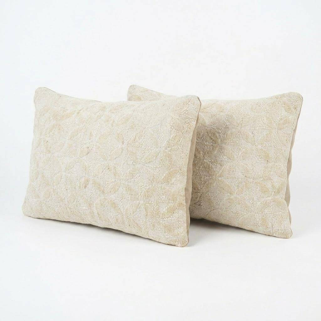 Set of 2 vintage kilim cushion covers 41x61 cm