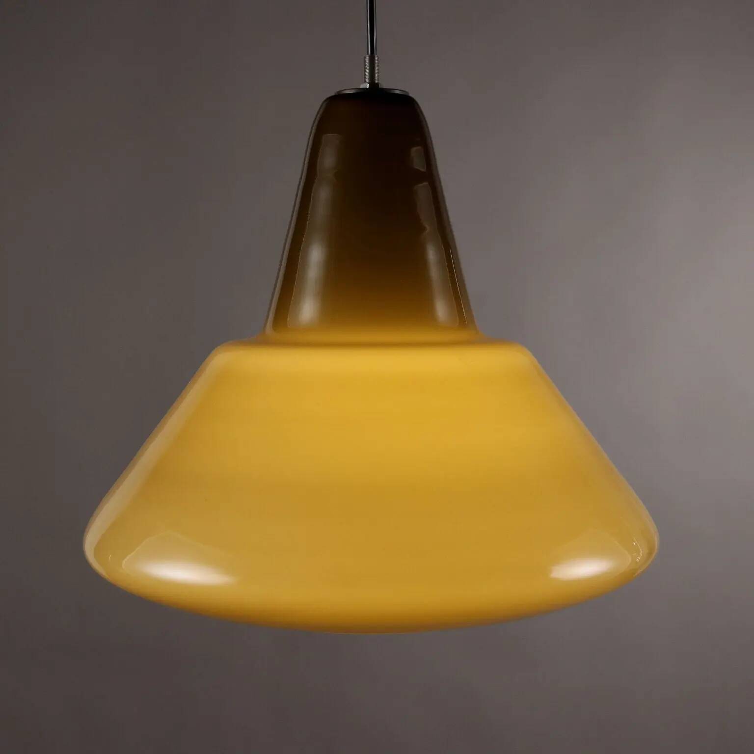 Vintage coloured glass pendant, Italy, 1960s
