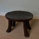 Monoxyle stool in carved wood – Ivory Coast