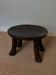 Monoxyle stool in carved wood – Ivory Coast