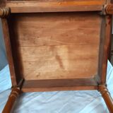 Old bamboo table in beech