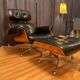 Armchair with footstool by Martin Stoll, Stoll Giroflex, Switzerland, 1960s.