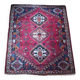 Vintage Iranian rug from the 1950s. Handcrafted, handmade.