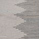 White and gray carpet, handmade Moroccan kilim carpet, blessed urchin striped carpet in pure wool