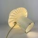 Mushroom table lamp by Peill and Putzler in striped glass, 1970.