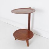 Table d'appoint vintage en teck danois par Edmund Jorgensen