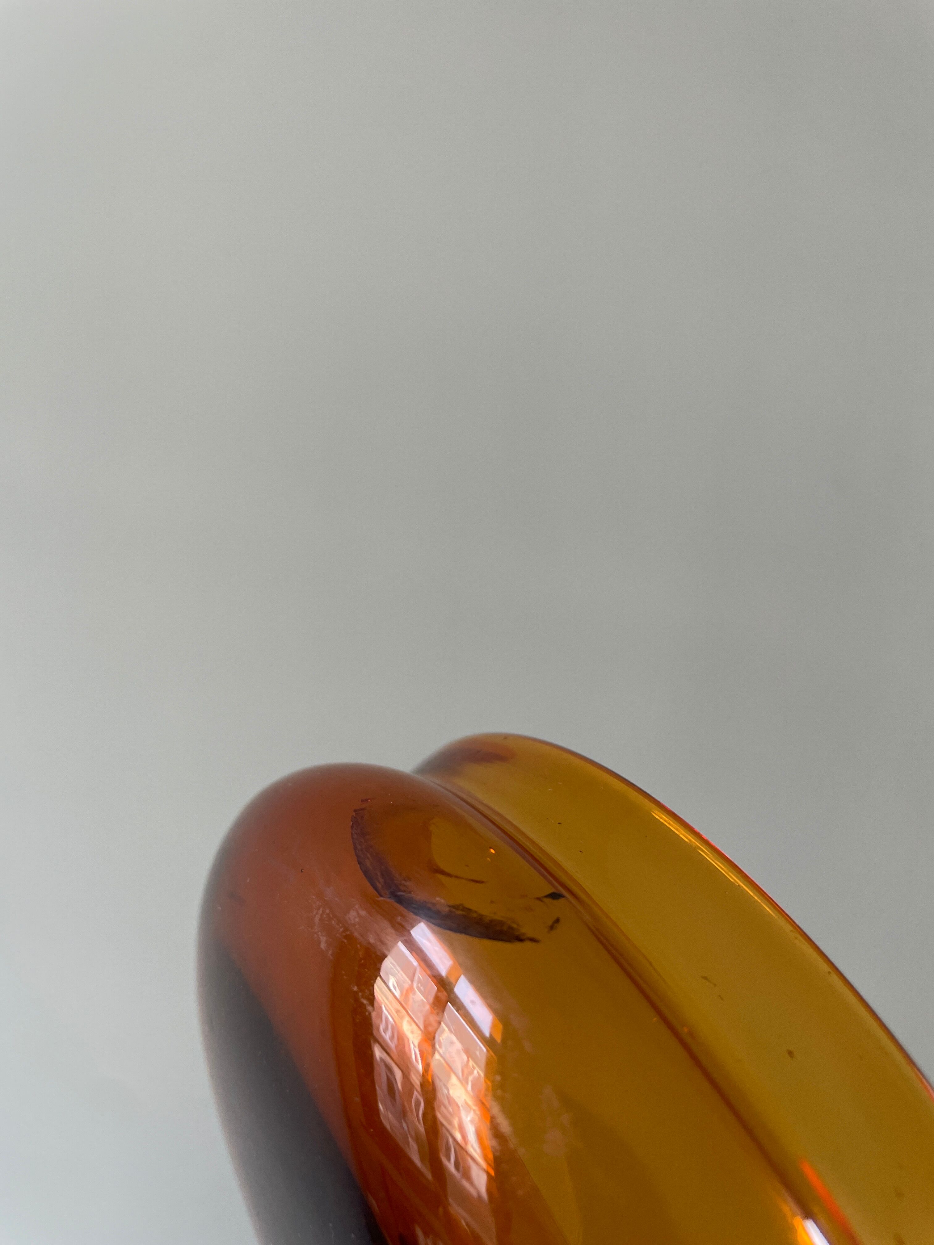 Amber brown glass medicine jar