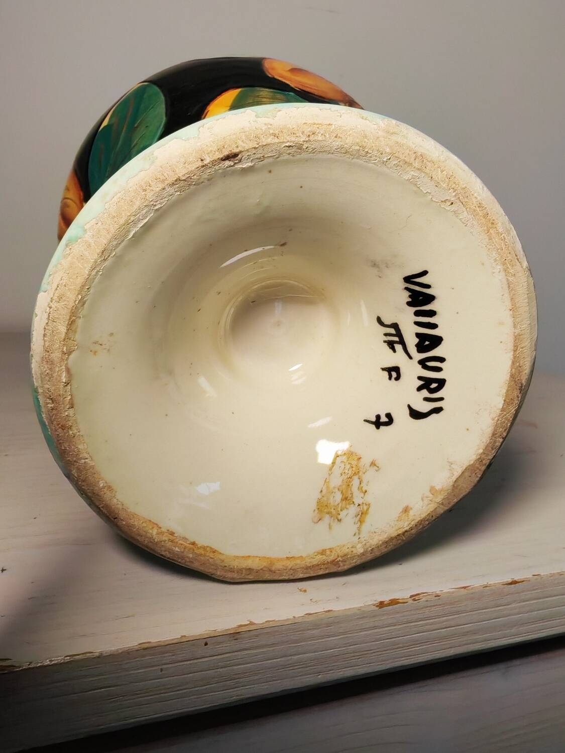 Ceramic carafe Vallauris 1960