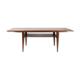 Table basse en teck avec étagère, de design danois des années 1960