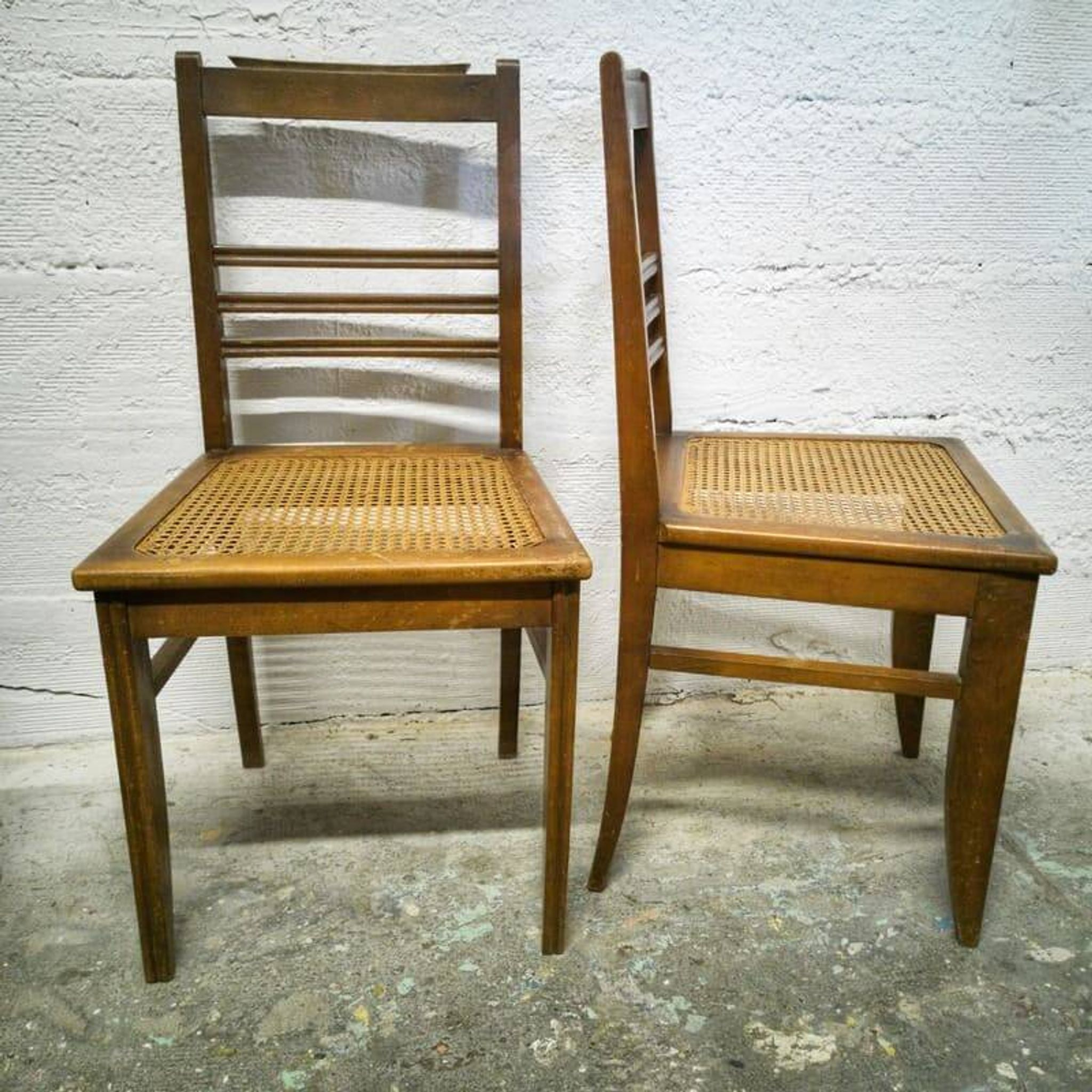 Paire de chaises vintage années 50