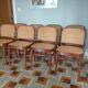 8 chaises bistrot modèle 811 par Josef Hoffman