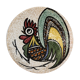 Dish rooster signed Valencia