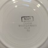 Lot of 6 antique deep plates Digoin Sarreguemines model Boby in very good condition.