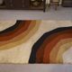 Rug published by Herforder Teppiche, 1970s pop art design.