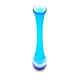 Sculptural Vase "Goccia" 43cm - Blown Murano Glass - Blue & Latte