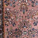 Tapis vintage Seraband à motifs floraux fait main
