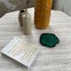 Small green ceramic dish